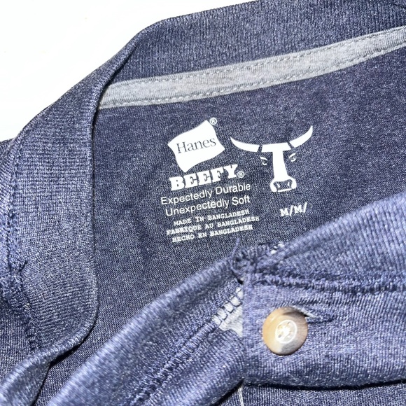 Men's Henley Shirt - Picture 3 of 3